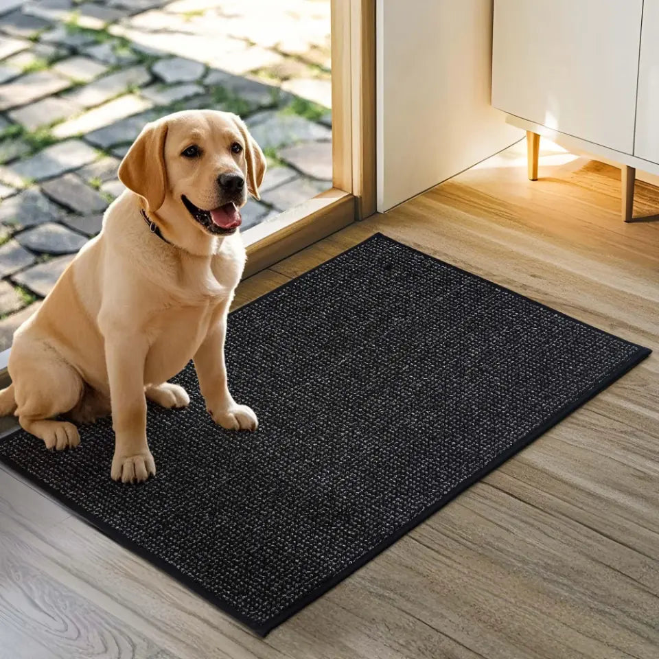 20x32 Black Plain Dirt Trapper Door Mats