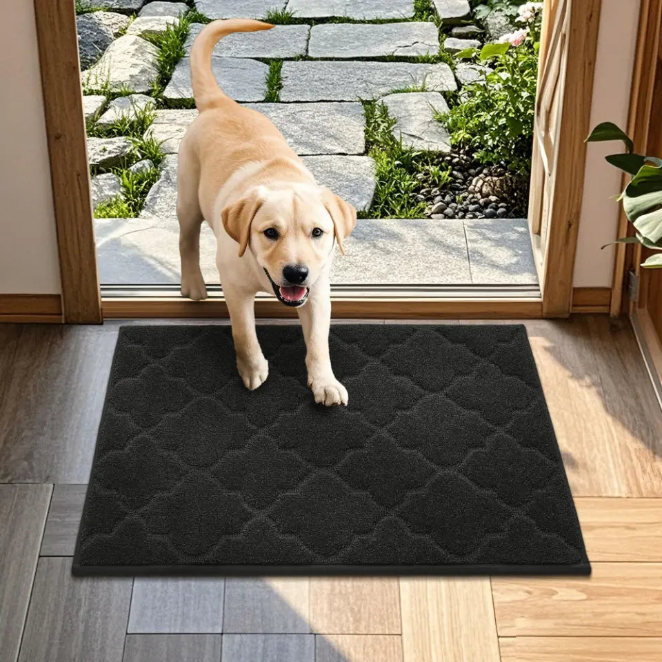 20x32 Black Trellis Dirt Trapper Door Mats