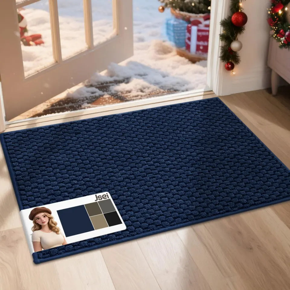 20x32 Blue Honeycomb Anti-Slip Entryway Mat