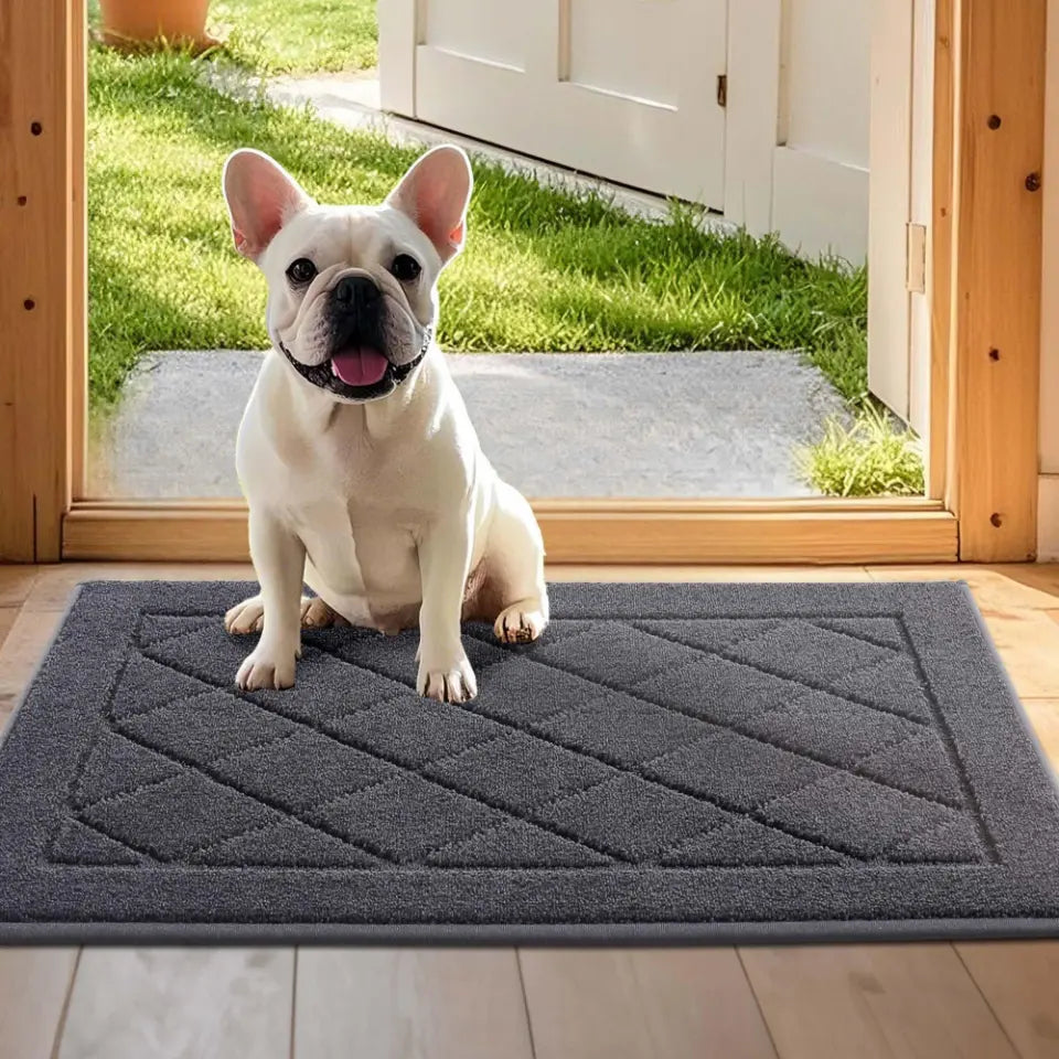 20x32 Dark Grey Diamond Dirt Trapper Door Mats