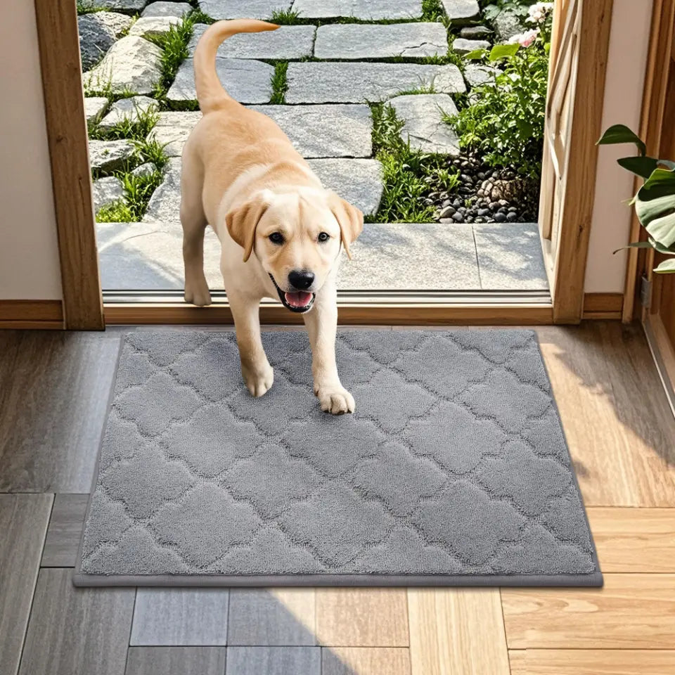 20x32 Light Grey Trellis Dirt Trapper Door Mats