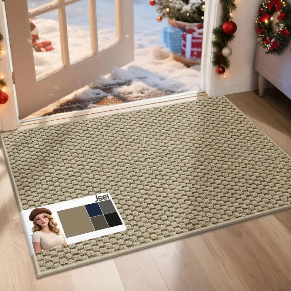 24x36 Beige Honeycomb Anti-Slip Entryway Mat