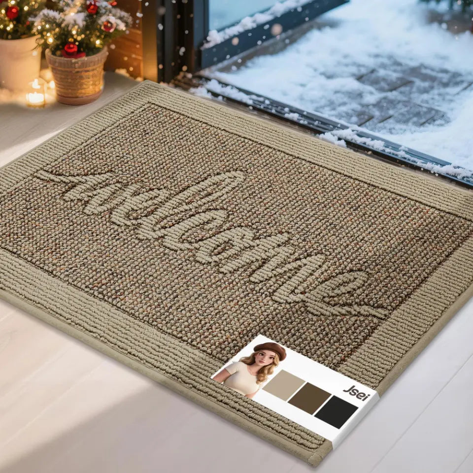 24x36 Beige Welcome Door Mat