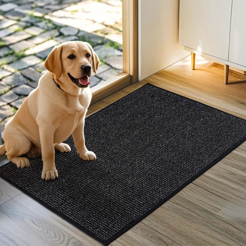 24x36 Black Plain Dirt Trapper Door Mats