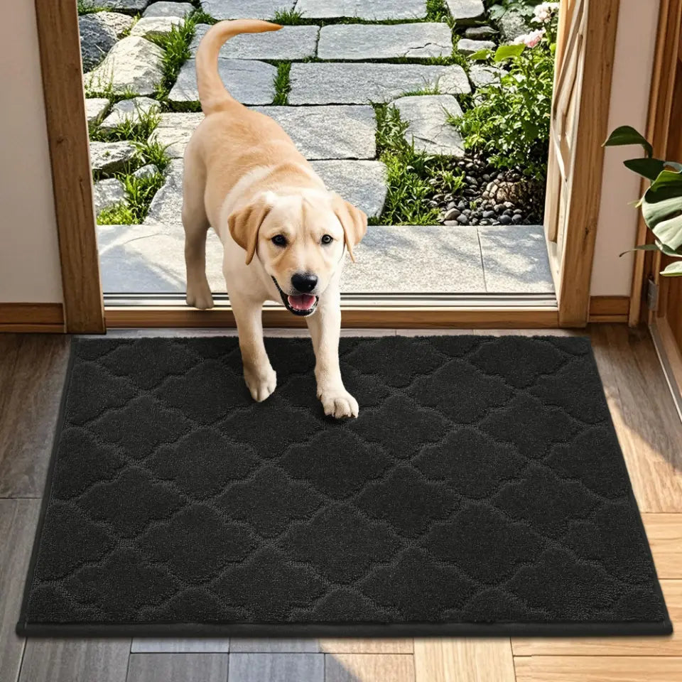 24x36 Black Trellis Dirt Trapper Door Mats