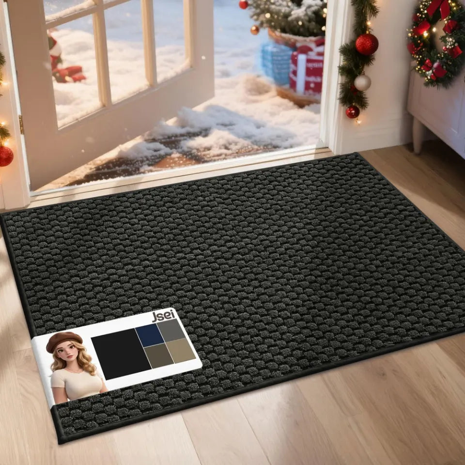 24x36 Dark Grey Honeycomb Anti-Slip Entryway Mat