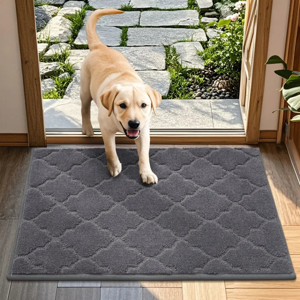 24x36 Dark Grey Trellis Dirt Trapper Door Mats