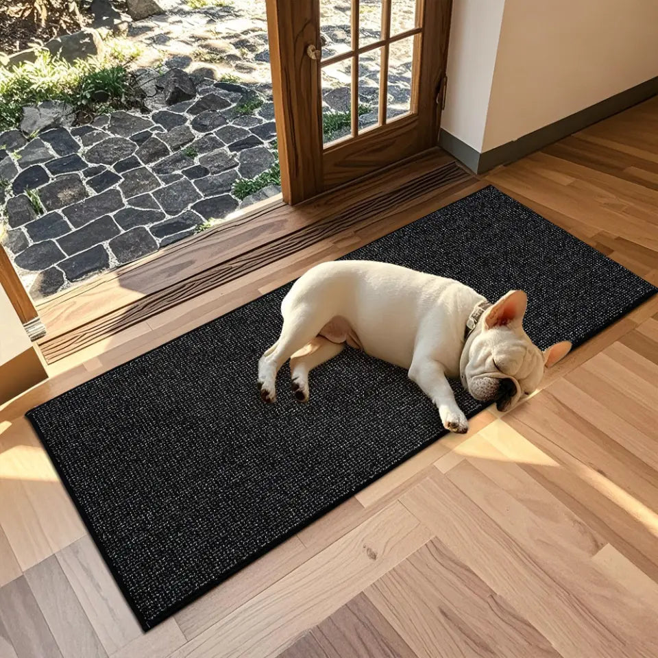 24x60 Black Plain Dirt Trapper Door Mats