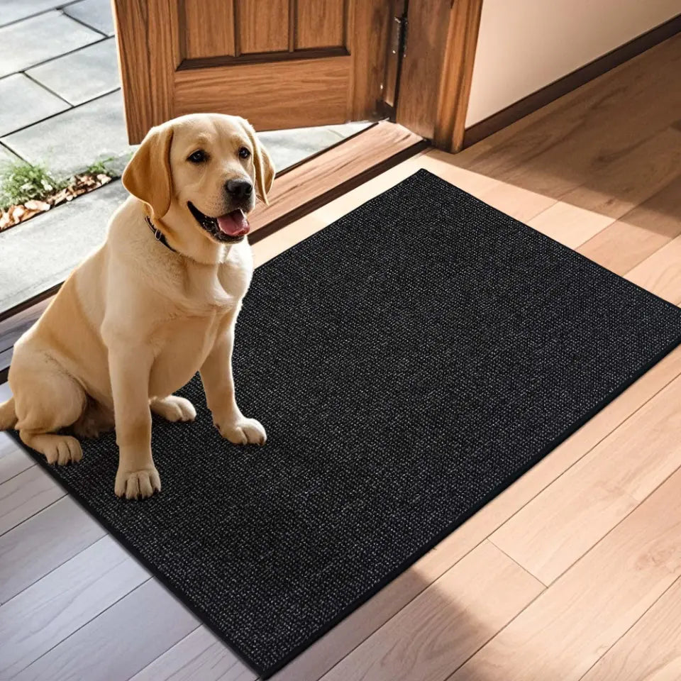 32x48 Black Plain Dirt Trapper Door Mats