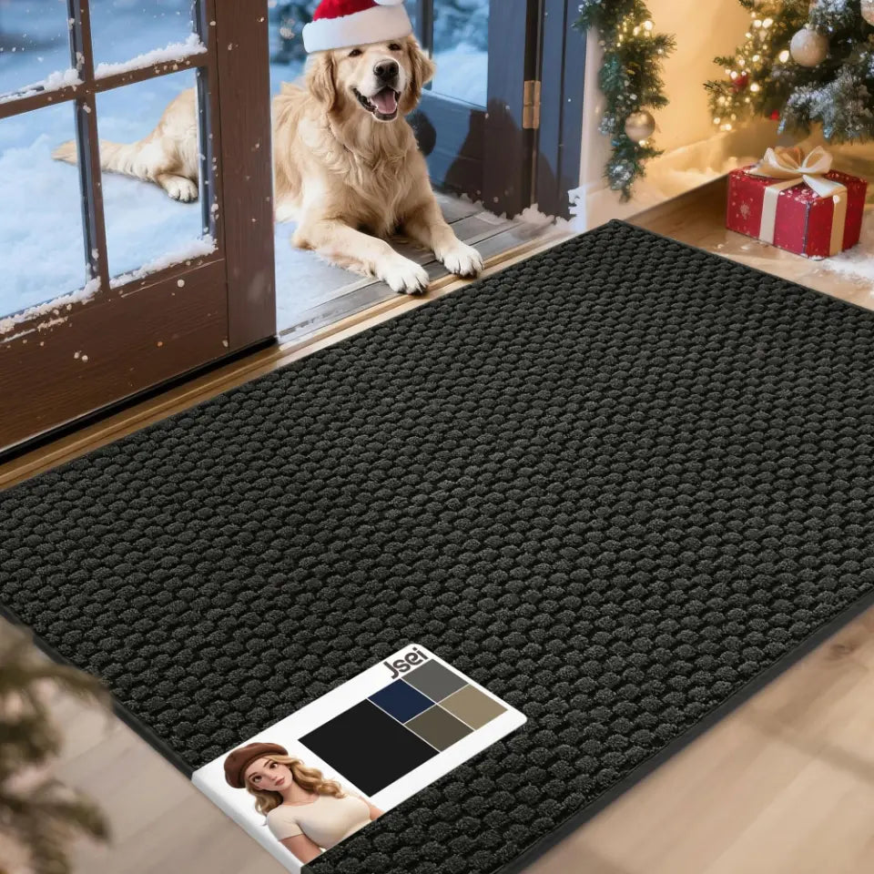 32x48 Dark Grey Honeycomb Anti-Slip Entryway Mat