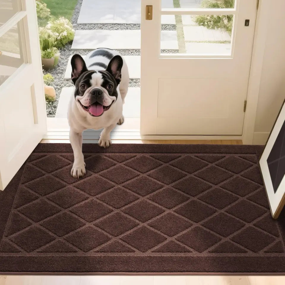 36x60 Brown Diamond Dirt Trapper Door Mats