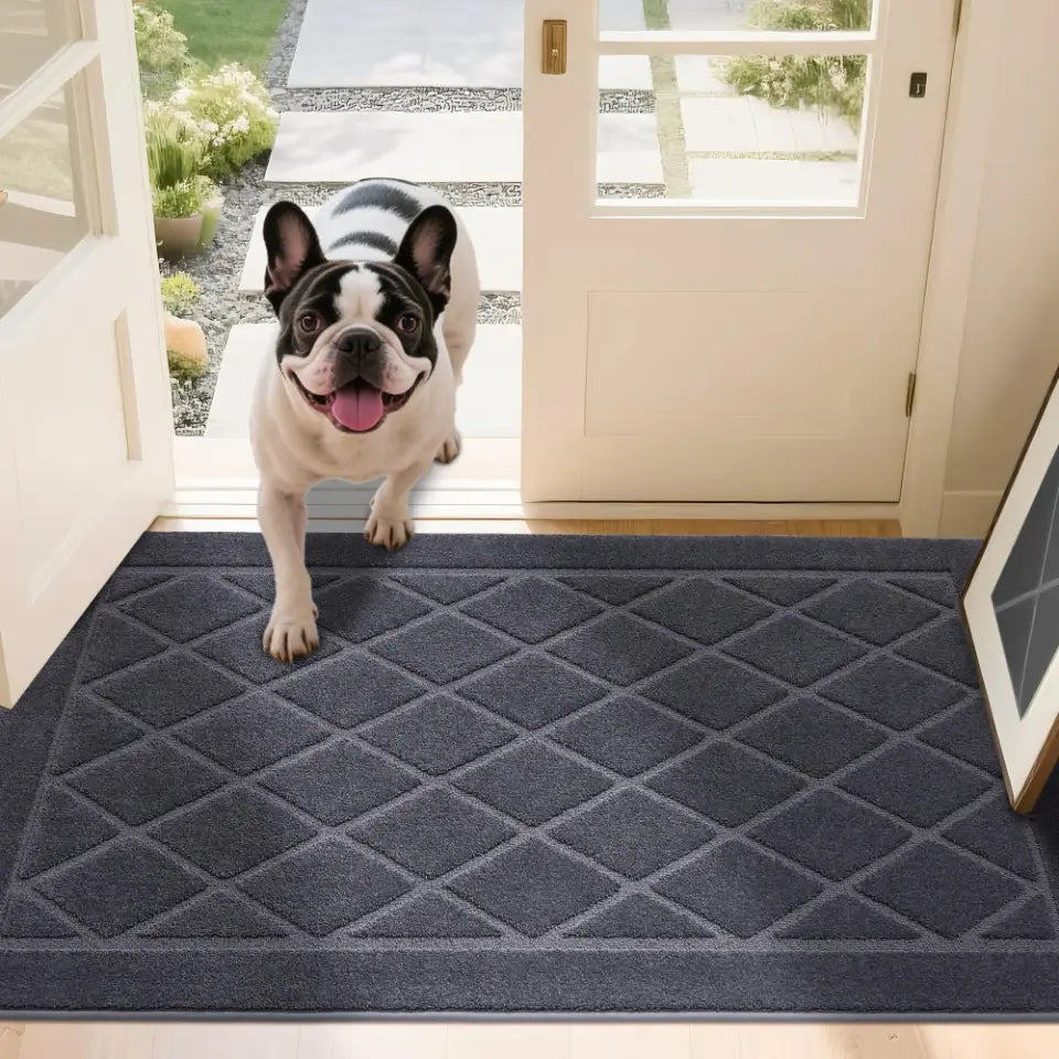 36x60 Dark Grey Diamond Dirt Trapper Door Mats