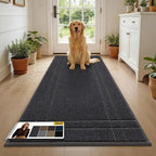 Dark Grey 24x60 Double Bordered Muddy Mat