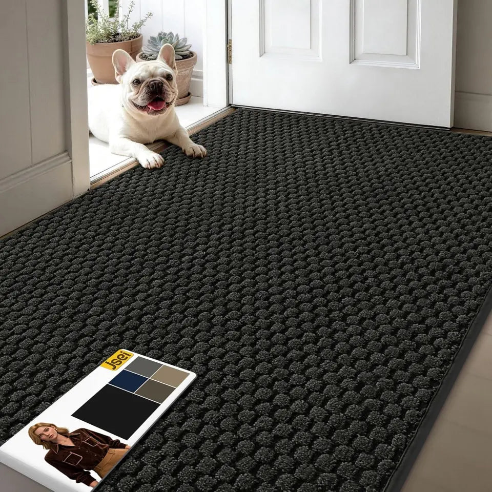 Dark Grey 36x60 Honeycomb Anti-Slip Entryway Mat