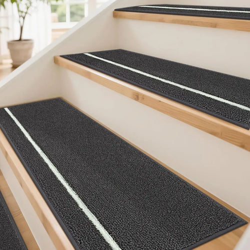 Dark Grey Luminous Strip Stair Runners