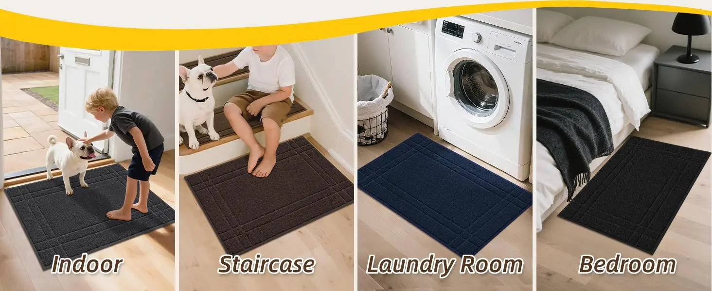 Double Bordered Muddy Mat for Various Floor Applications