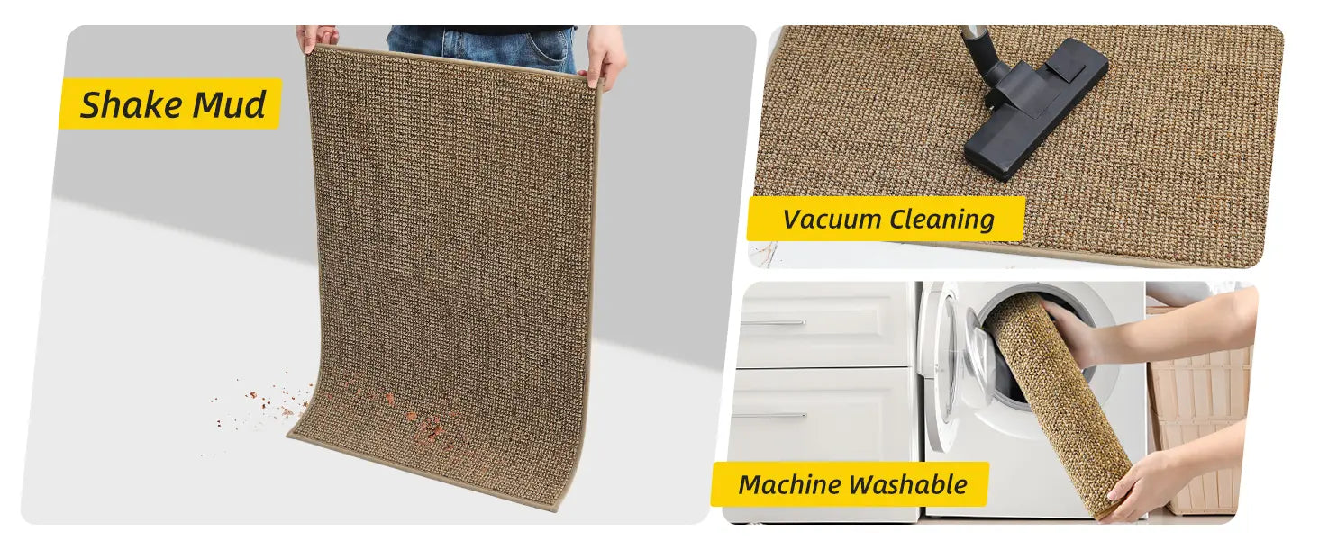 Easy Cleaning Plain Dirt Trapper Door Mats