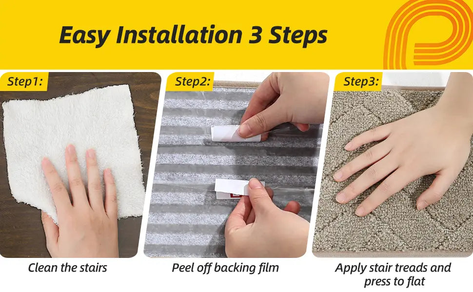 Easy Installation Toturial of Herringbone Non-Slip Stair Treads