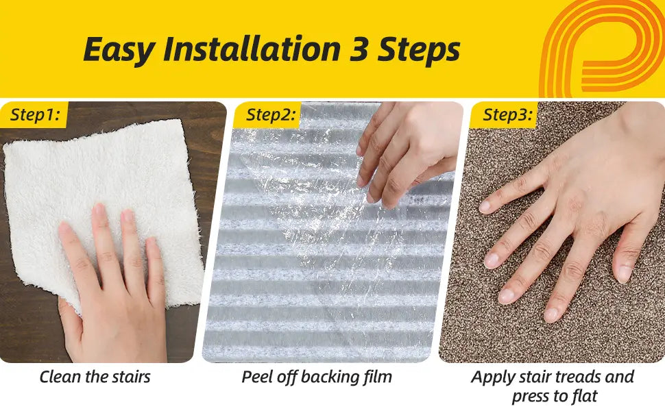 Easy Installation Toturial of Plain Non-Slip Stair Treads