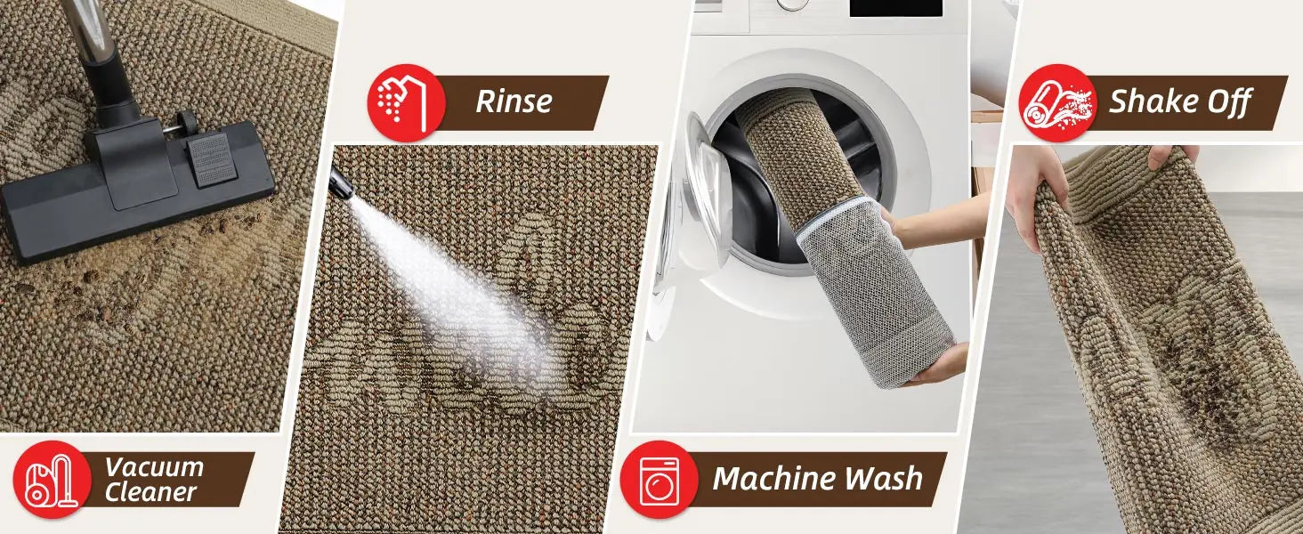 Easy to Clean Beige Welcome Door Mat