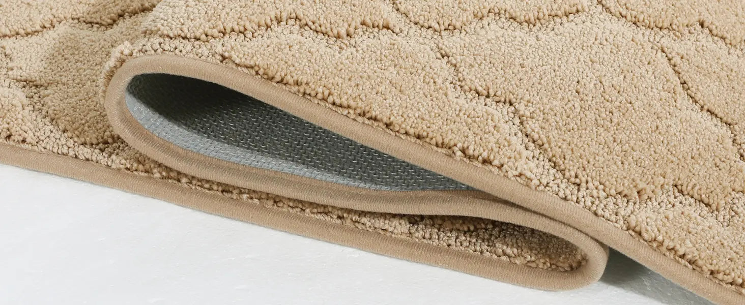 Edging Side of Trellis Washable Absorbent Kitchen Mats