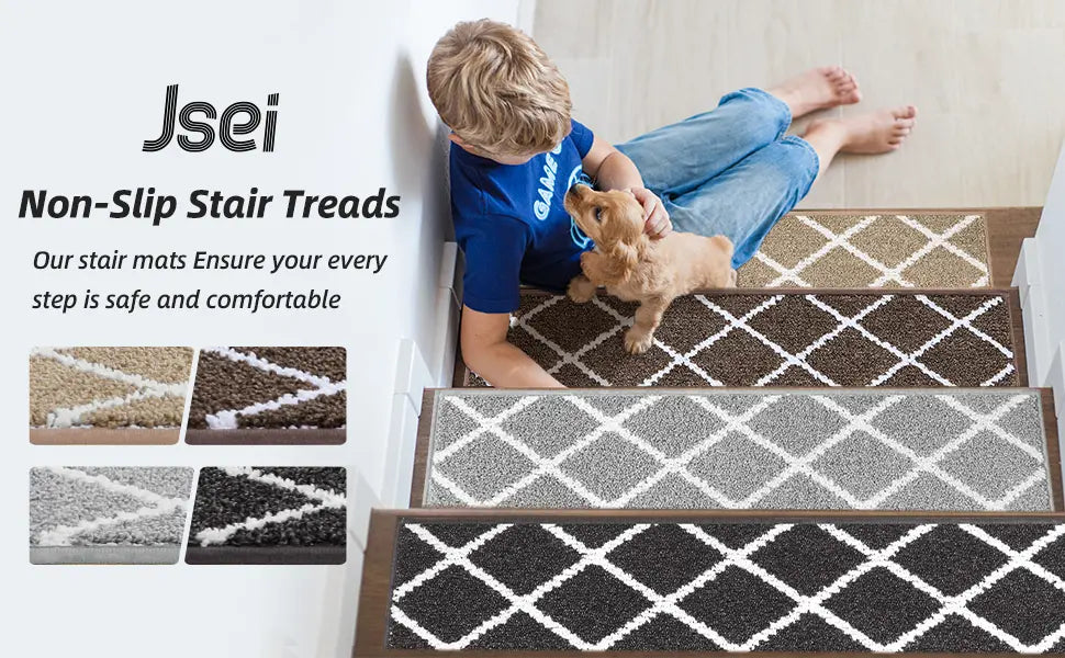 End Banner of Diamond Non-Slip Stair Treads