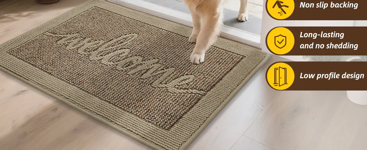 Features of Beige Welcome Door Mat