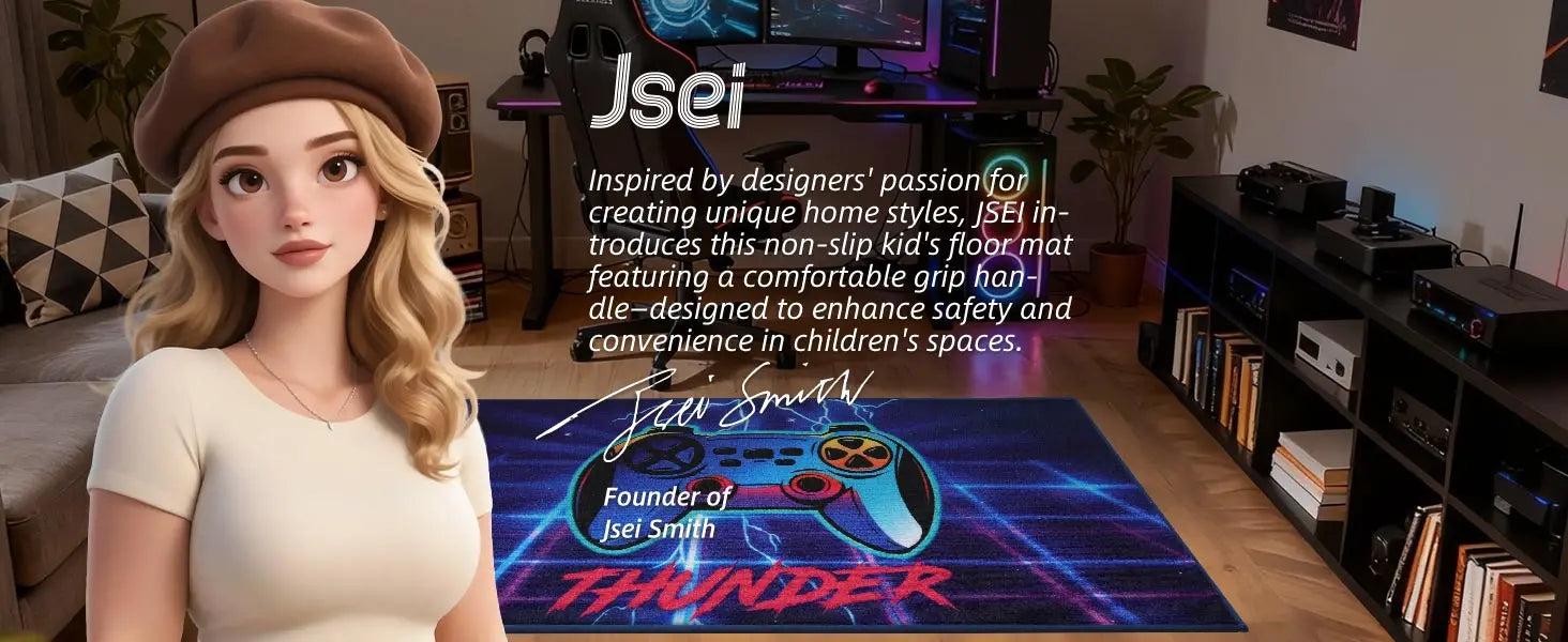 Gaming Rug for Playroom