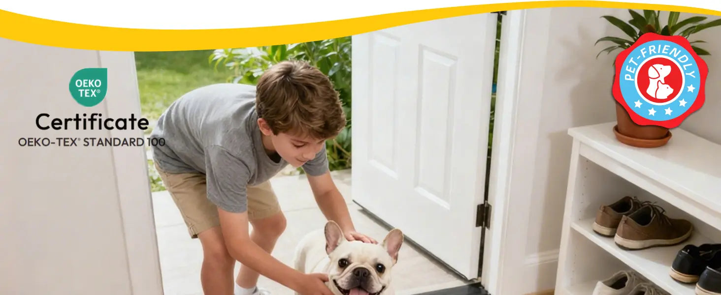 OEKO-TEX Certification Greyish Brown Honeycomb Anti-Slip Entryway Mat