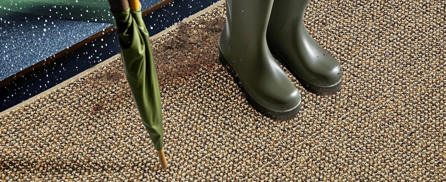 Plain Dirt Trapper Door Mats Trap Dirts and Moisture