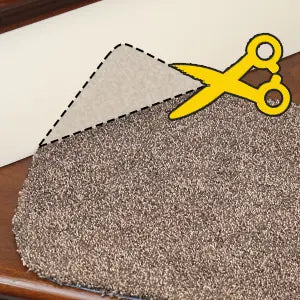 Plain Non-Slip Stair Treads Which Freely Cut to Fit