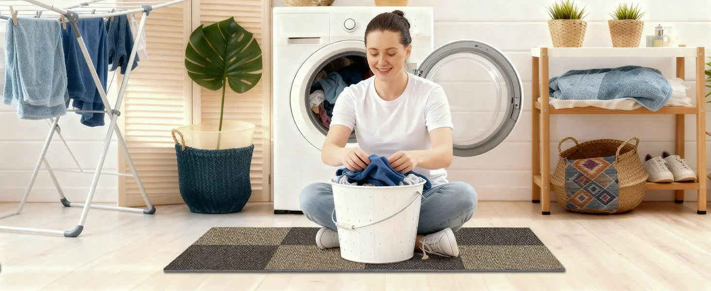 Scater Mats in Launtry Room