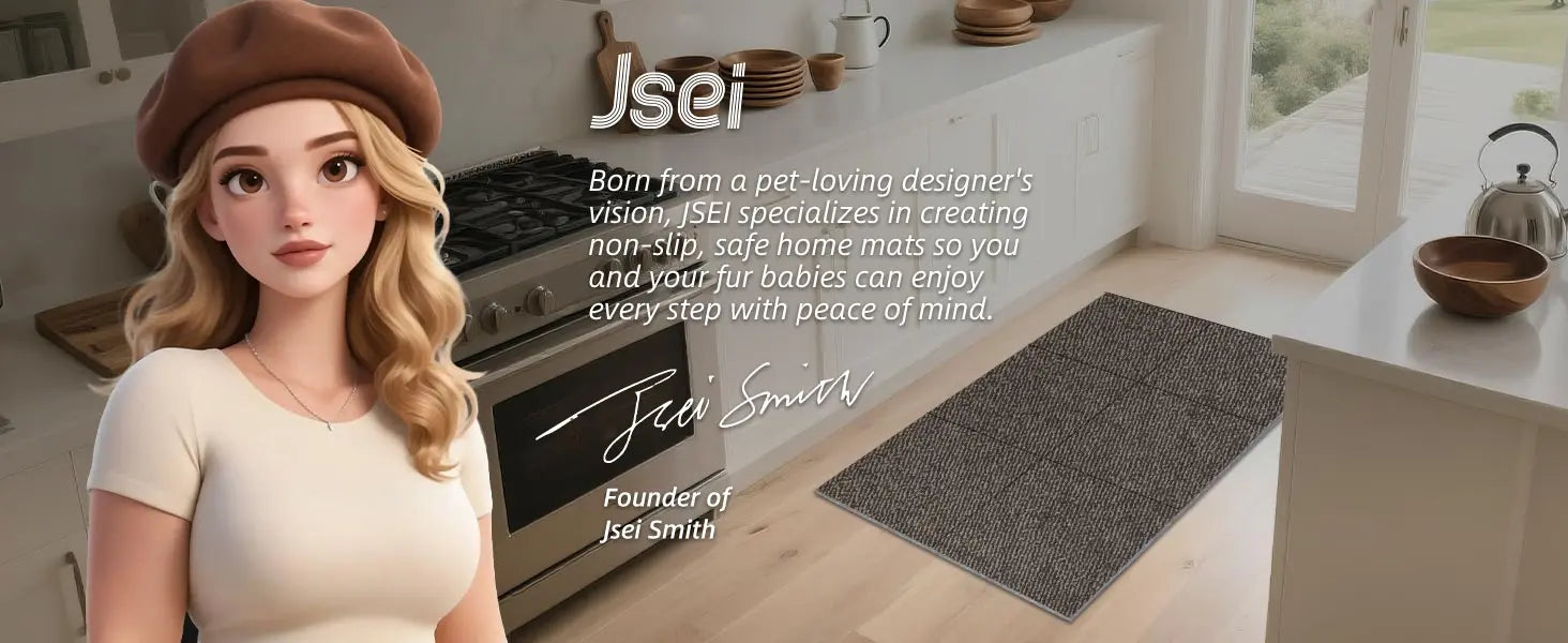 Scater Mats on Kitchen Floor