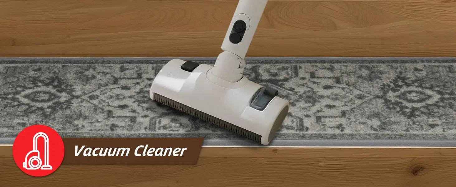 Vacuum Clean Floral Stair Treads