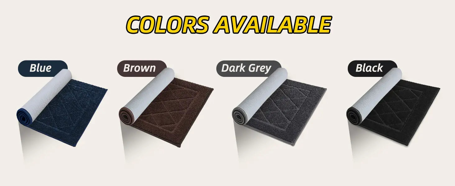 Various Colors Available Diamond Dirt Trapper Door Mats